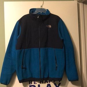 Blue North Face Fleece